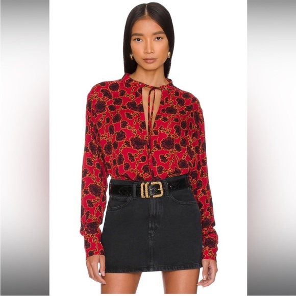 Free People Mia Tunic floral oversized small - Picture 3 of 12